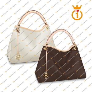 Ladies Fashion Casual Designer Shoulder Bag Handbag High Quality 5A Top M44869 N40253 Brown Flower Checkerboard Highs Capacity T2906