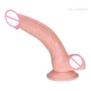 Sex Massagersex Products Kvinnor Gun Machine Pumping och Inserting Curved Women's Masturbation Device Simulated Penis Adult Products