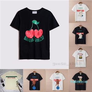 2022 SUNMMER Women Designers T Shirty Modna litera drukowania krótkiego rękawu TEE TEESURYS Casualne ubrania Topy T-shirty CL296W