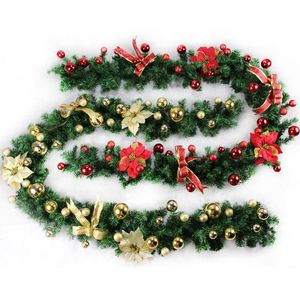 ديكورات عيد الميلاد 2 .7m 9ft من الزهور الاصطناعية الزهر الزهر الزهر الزهور من عيد الميلاد لعام عيد الميلاد شجرة المنزل زخرفة Drop Deli OTQ2O