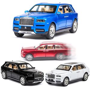 Diecast Model 1 24 Rolls Royce Cullinan Car Metal Alloy Die casting Children's Toy Gift Collectibles 230912