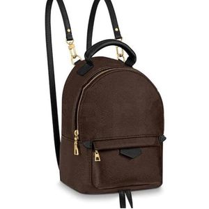 Mini Palm Springs Rucksack Reise Outdoor Tasche Echtes Leder Designer Rucksäcke Frauen Handtaschen Schulter Geldbörse269K