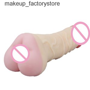 Massagen Penisförstorare ärm med fitta verklig vagina för män onanator kvinnor onanatorer sextoys dildo för par sex leksaker för201o