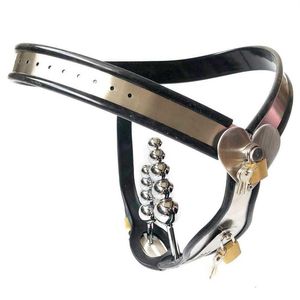 Heart Type Stainless Steel Female Chastity Belt Vagina Anal Plug Underwear BDSM Bondage Lock Device Adult Sexy Toys For Women Men238h