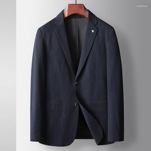 Abiti da uomo di marca di alta qualità blazer da uomo 2023 primavera autunno manica lunga monopetto slim fit giacca corea abbigliamento uomo 4XL