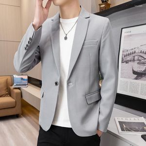 Męskie garnitury moda koreańska wersja dżentelmena dżentelmena wolnego Business Busines