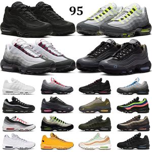 OG 95 discount running shoes - Unisex Triple Black/White/Neon Crystal Blue/Dark Beetroot/Solar Red/Bred/Tour Yellow Sneakers for Outdoor Training