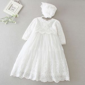 Baby Girls Dress Long Sleeve Kids First Birthday Ball Gown Infant Dresses for Baptism Bridesmaid party 3-24 month