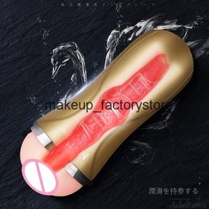 Massaggio Masturbazione Coppa Silicone Masturbatore maschile Morbido e realistico Vagina Giocattolo del sesso anale Pene Maschile Sesso orale Masturbazione Sesso Adu2223