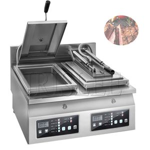 Electric Dumpling Frying Making Machine Commercial Fried Gyaoza Maker Dumpling Pan Fried Fryer