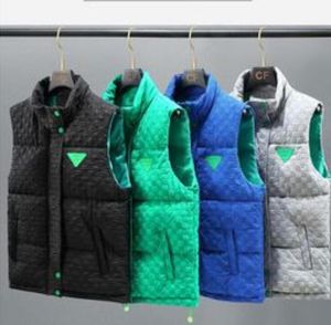 Men's Vests Designer Autumn Winter Down Cotton Thickened Korean Fashion Coat Women Sleeveless Jacket