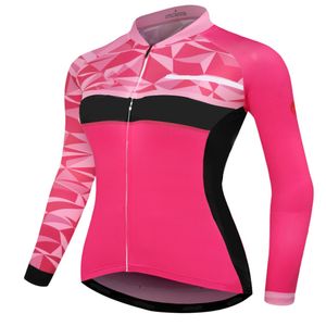 Cycling Shirts Tops Design Spring And Autumn Womens Jersey Long Sleeve Bicycle Sportswear Racing Bike Fashion MTB Clothes 230911