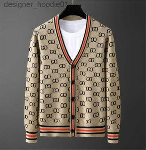 Suéteres masculinos novos suéteres masculinos cardigan moda casual malhas masculino designer suéteres l230912