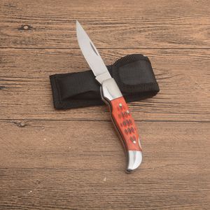 G5574 Pocket Folding Knife 9Cr13Mov Satin Blade Cow Bone Handle Handle Outdoor Camping Handing EDC Pocket Folder Knives With Nylon Bag