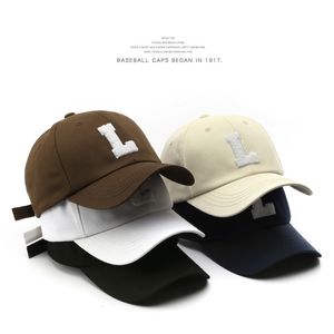 Ball Caps SLECKTON Cotton Baseball Cap for Women and Men Fashion Letter L Hat Casual Hip Hop Hats Summer Visors Sun Cap Unisex 230911