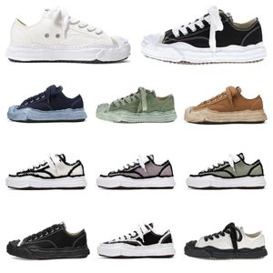 2024 Top Maison Mihara Yasuhiro Original Sole Low Cut Canvas Shoes For Men Miharayasuhiro Toe Cap Sneaker Mens Mmy Sports Shoe Womens Sport OG Lösning Skor 41