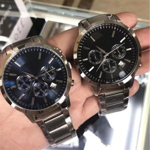 トップファクトリーARウォッチの販売新しいAR2434 AR2448 AR2454 AR2453 AR2458 Chronograph Men Watch Classico Mens WristWatch237J