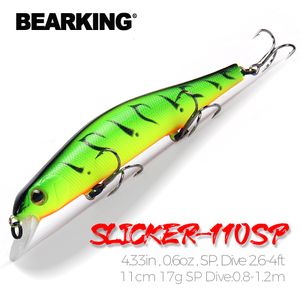 Betar lockar björnning 11 cm 17g magnetviktssystem Lång gjutmodell fiske lockar hårt bete dyk 0812m kvalitet wobblers minnow 230911