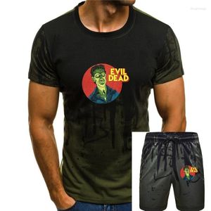 Homens Camisetas Laboratório de Química Evil Dead Horror Homens Roupas Criatividade Camisa Solta Verão Respirável Tops Tee Algodão de Alta Qualidade Mens