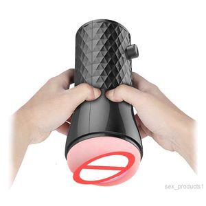 Realistisk fitta Masturbator Device Vuxen Male Electric Masturbation Cup Penis Training Cups Artificial Simulated Vagina Sex Toys For Men Boy Valentine Zl0124x3iu