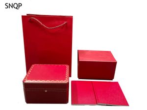 Watch Boxes Cases Factory Supplier Wholesale Luxury Mens Box Black Velvet Original Red Papers Card Wallet 230911