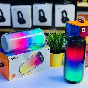 Taşınabilir Hoparlörler Ücretsiz Nakliye Darbe 5 Yüksek Kaliteli Kablosuz Bluetooth Seapker Su Geçirmez Subwoofer RGB Bas Müzik Taşınabilir Ses Sistemi HKD230912