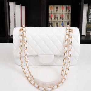Luksusowe designerskie łańcuchy torebki torba na ramię klapka klasyka klapka luksusowa kawior pikowana torba jagka