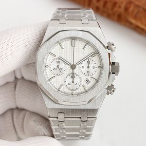 Chronograph Mens Watch Automatic Mechanical Designer Watches 41mm Waterproof Sapphire 904L Stainless Steel Business Wristwatches Montre De Luxe Gifts for Men