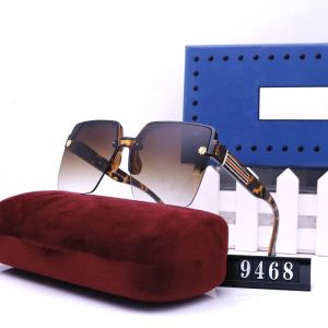 Lyxiga solglasögon designer mode för män kvinna metall vintage ray solglasögon sommarmens stil fyrkantiga ramlösa solglasögon man uv400