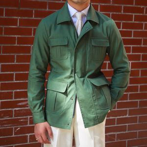 Mens Jackets Bomber Vintage Jacket Italian Hunting Autumn Winter Club Outfit Jaqueta Masculina Male Trench Coat 230912