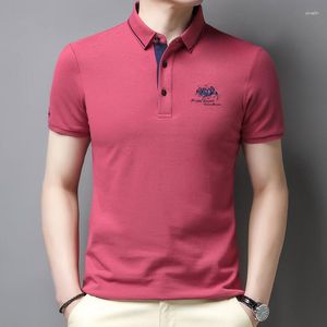 Polo da uomo 2023 Polo T-shirt Ricamo estivo Moda Casual Sport traspirante Top a maniche corte