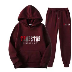 Sweatshirt Trapstar Hoodie için Kadın Erkek Jumper Uzun Kollu Hip Hop Yüksek Kalite Rahat Sonbahar Rahat Günlük Set Üstü ve Pantolon