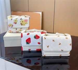 5A Luxurys Designers Klare Handväskor Läder Kvinnor Väskor Crossbody Chain Bag axelväska Messenger Väskor Pursee