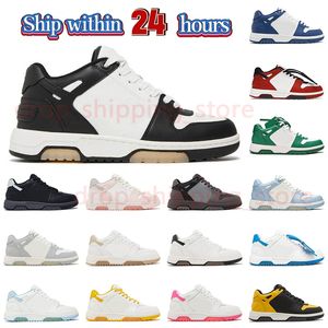 Out Of Office Designer Sneakers for Mens Women Black White Platform Trainers Outdoor Jogging Navy Red Green Grey Orange Pink Sports Jogging Plate-Frome Shoe 36-45