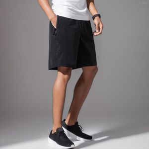 Pantaloncini da uomo Quick Dry Sport Tinta unita Dritto Casual Coulisse Vita elastica Pantaloni con lacci Capispalla da jogging per uomo