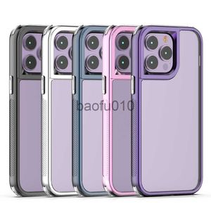 Połączenia telefonu komórkowego Case na iPhone 15 14 13 12 11 Pro Max Plus XR XS 7 8 Mikser Transparent TPU PC Armour Mobile Cover x0912