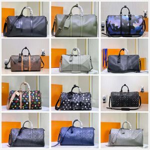 Najwyższej jakości Keepall Luksusowe skórzane torby na torby designerskie torby męskie torby podróżne rozbiórka torebka podróżna bandouliere trzymanie torebki wodoodporne certyfikat