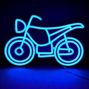 Sinal de motocicleta bar ktv clube decoração de parede para casa moda artesanal luz neon 12 v super brilhante309w