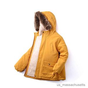 Куртки Парки для мальчиков и девочек. Осень-зима. Новая куртка для маленьких девочек и мальчиков. Пальто с капюшоном. Детские утолщенные теплые пальто. Детские куртки. Верхняя одежда R230912.