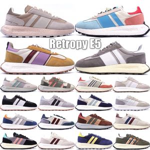 Schuhe Top Retropy E5 Women Racing Prototyp Bliss Chalky Braun Solid Grey Gum Outdoor Sneakers 36-45