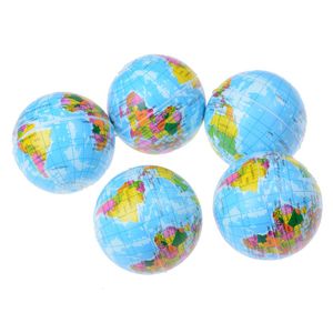 Världskarta mjukt skum jorden globe hand handled träning stress linkning pressa skum boll