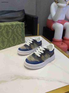 scarpe per ragazzi ragazze Fodera in pelle di pecora traspirante Sneakers per bambini Taglia 26-35 Scarpe casual per bambini stringate Scatola inclusa Sep10