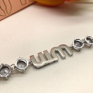 Wholesale M Iu New Bracelet Women's Diamond Temperament Minimalist Style Jewelry