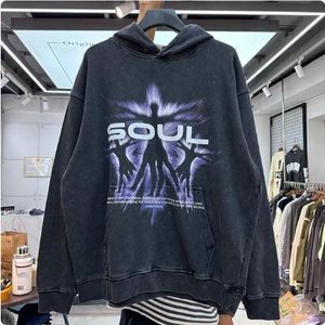 Real Pics Pullover Hoodie for Men and Women Casual Print Letters Hoodies Fashion Hip Hop Street