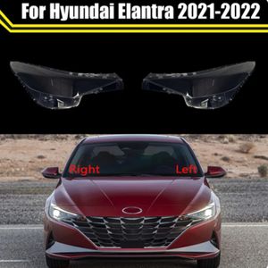 Car Front Lampshade Headlight Shell Headlamp Cover Transparent Shade Lens Glass Light Caps For Hyundai Elantra 2021-2022