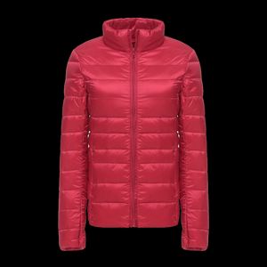 7XL Piumini da donna in piumino d'anatra bianco al 90% da donna Cappotto in piumino d'anatra sottile ultra leggero Autunno Inverno Caldo colletto alla coreana Escursionismo Abrigos Parka in piumino da donna caldo Taglie forti