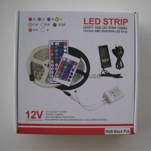 LED -remsor LED -strip Light RGB 5M 5050 SMD 300LED VATTOSKT IP65 + 44KEY Controller + 5A Strömförsörjning med EU AU US UK Plug Christmas Gifts HKD230912