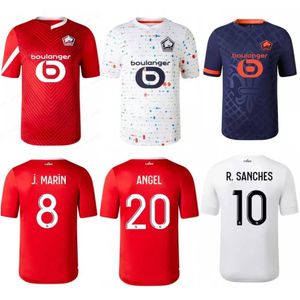 2023/24 LOSC LILLE SOCCER Jerseys 2024 Umtiti Bentaleb Gudmundsson Haraldsson Angel J. David Shirt Męs