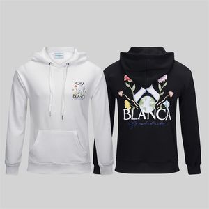 Designers mens hoodie moda mulheres casablanc hoodies moda com capuz pulôver s m l xl 2xl 3xl em torno do pescoço manga longa casablanc roupas camisolas jaqueta jumpers