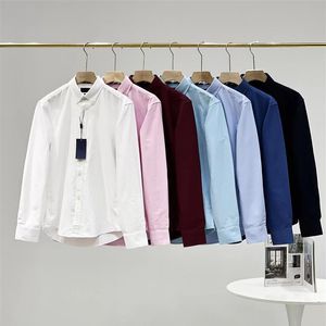 Ralph Designer Mens Casual Shirts Rl Pony Mens Paul Polos Tshirts Dress Duże haft konia Logo Ubrania biznesowe długie rękaw SLI209L